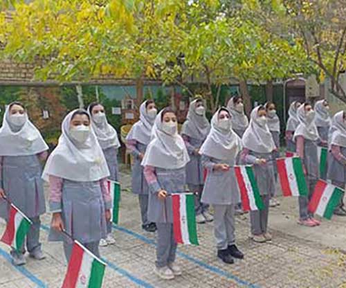 برگزاری مراسم روز دانش آموز دبستان غیردولتی شمس